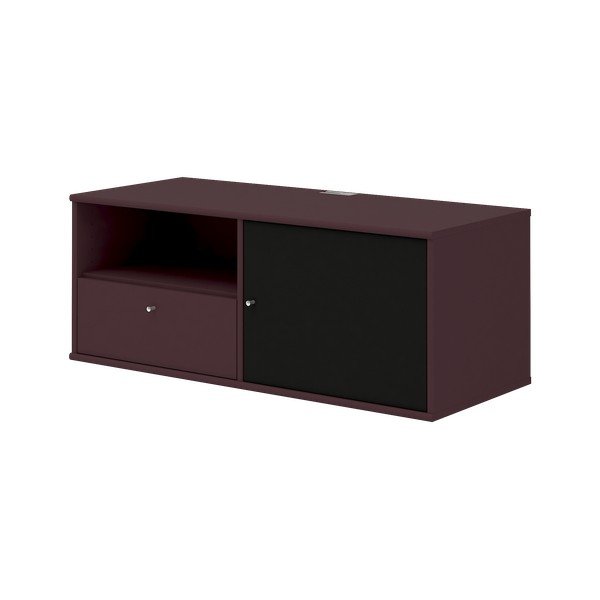 Vínově červená TV komoda Mistral 222-image-3