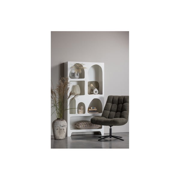 Bílá knihovna 95x180 cm Caz – WOOOD-image-2