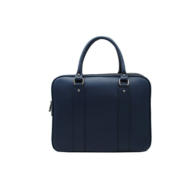 Tmavě modrá taška / kabelka z pravé kůže Andrea Cardone Santo Melo