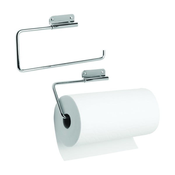 Kovový držák na papírové utěrky iDesign Swivel, délka 30,5 cm-image-2