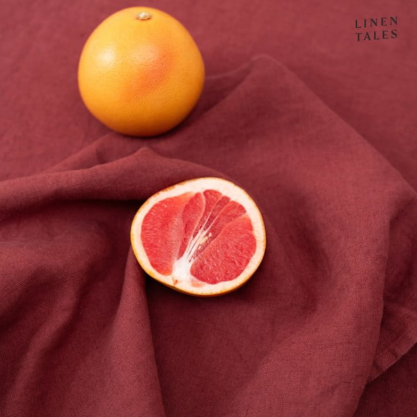 Lněné ubrousky v sadě 2 ks 40x40 cm Marsala – Linen Tales-image-4