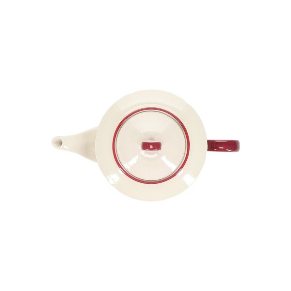 Vínová/slonovinová porcelánová konvice na čaj 920 ml Cyril – S|P Collection-image-3