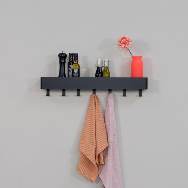 Černá nástěnná ocelová koupelnová polička Multi – Spinder Design-image-4