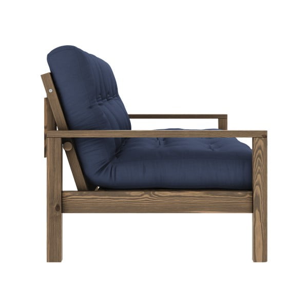 Tmavě modrá rozkládací pohovka 205 cm Knob – Karup Design-image-4