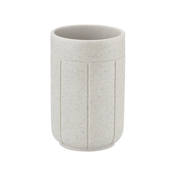 Krémový kelímek na zubní kartáčky z polyresinu Kua – Blomus