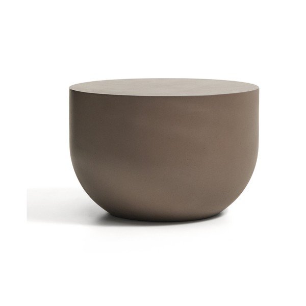 Betonový kulatý zahradní konferenční stolek ø 60 cm Garbet – Kave Home