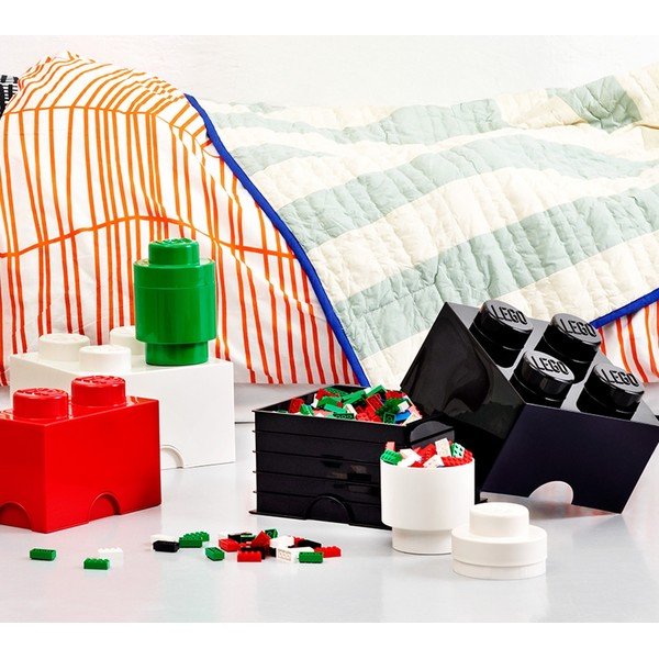 Bílý úložný box čtverec LEGO®-image-2