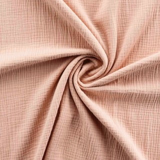 Růžové prodloužené mušelínové povlečení na dvoulůžko 240x260 cm Angelia – douceur d'intérieur