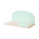 Menší mentolová nástěnná polička Vipack Kiddy