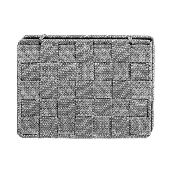 Šedý košík s víkem Wenko Adria-image-2