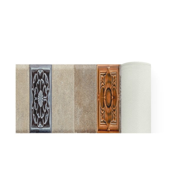 Béžový pratelný koberec běhoun 58x140 cm – Oyo home