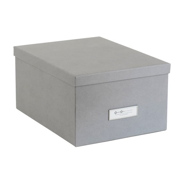Sada 3 šedých úložných krabic Bigso Box of Sweden Inge-image-3