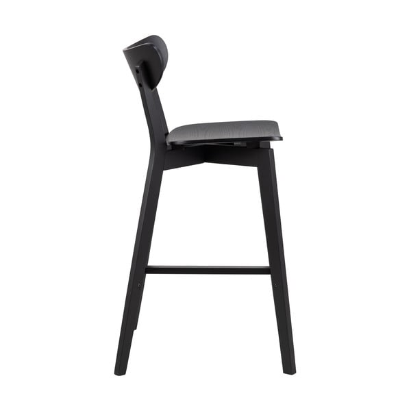 Černé barové židle z kaučukového dřeva v sadě 2 ks 105 cm Roxby – Actona-image-4