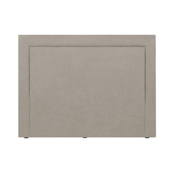 Krémové čelo postele Mazzini Sofas Ancona, 160 x 120 cm