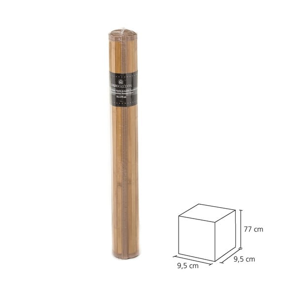 Bambusový koberec běhoun v přírodní barvě 75x175 cm – Casa Selección-image-3