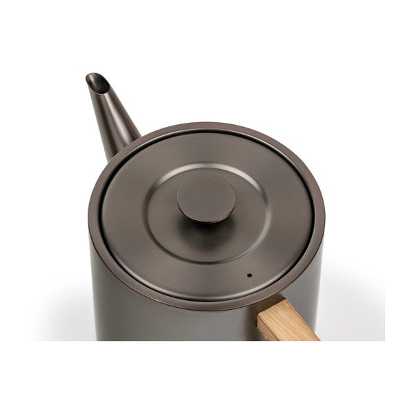 Šedá konvice na čaj z nerezové oceli se sítkem 1,1 l Duet Narvik – Bredemeijer-image-3