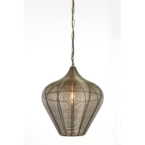 Kovové závěsné svítidlo v bronzové barvě ø 36 cm Alvaro – Light & Living-image-1