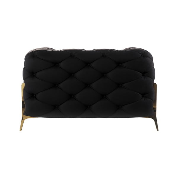 Černé sametové křeslo Chelsea Bis – Ropez-image-3