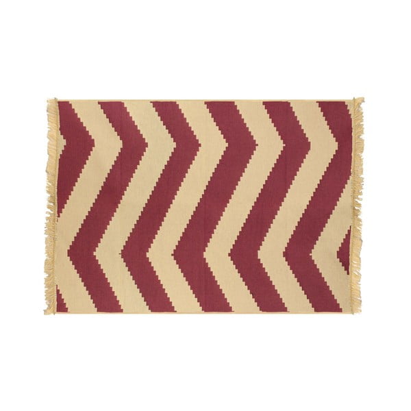 Koberec Zigzag Claret Red, 120x180 cm