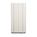 Krémová modulární skříňka z borovicového dřeva 101x210 cm Basu – WOOOD