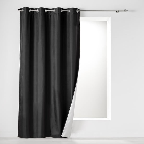 Černý termo závěs 140x260 cm Icemount – douceur d'intérieur