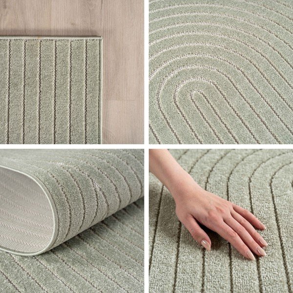 Zelený vnitřní a venkovní běhoun 80x250 cm Nova 1201 – Ayyildiz Carpets-image-2