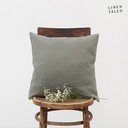 Lněný povlak na polštář 50x50 cm Khaki – Linen Tales
