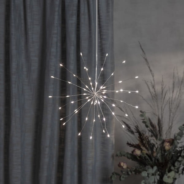 Závěsná svítící LED dekorace Star Trading Firework, ø 26 cm