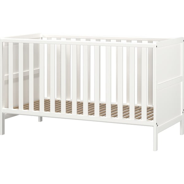 Bílá postýlka z masivního dřeva 70x140 cm Alkmaar – Germania-image-3