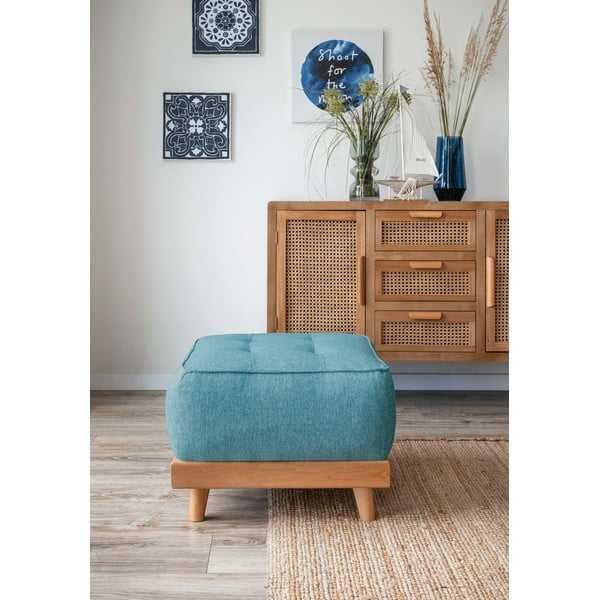 Tyrkysová podnožka Dazzling Daisy – Miuform-image-1