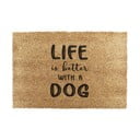 Rohožka z kokosového vlákna 40x60 cm Life Is Better With a Dog – Artsy Doormats