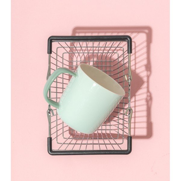 Modrý hrnek z kostního porcelánu 370 ml Mae – ONA-image-1