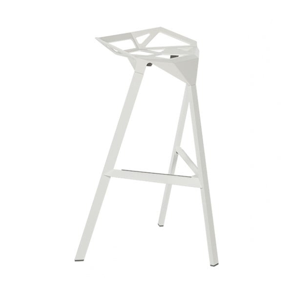Bílá barová židle Magis One, výška 74 cm