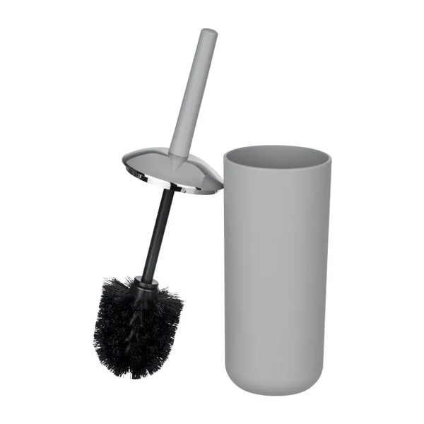 Šedá plastová sada doplňků do koupelny Brasil – Wenko-image-3