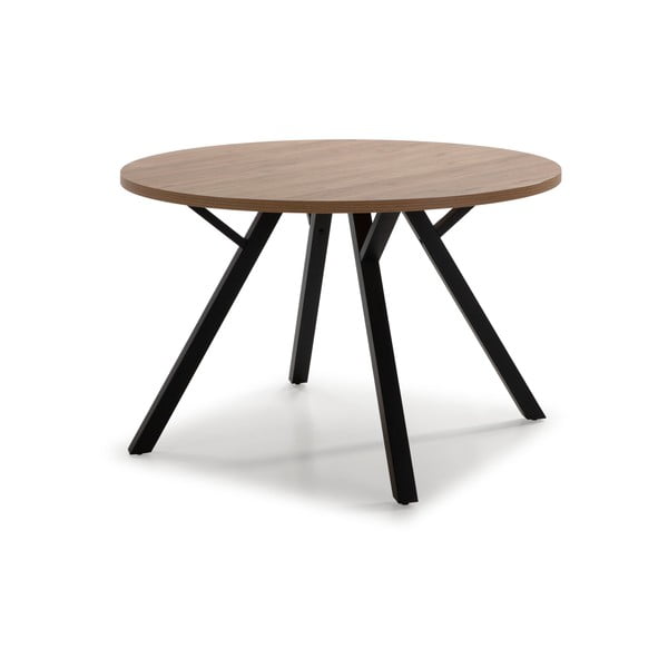 Kulatý jídelní stůl v dekoru dubu ø 120 cm Beni - Marckeric-image-1