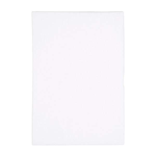 Bílé elastické prostěradlo Walra Jersey, 90 x 200 cm