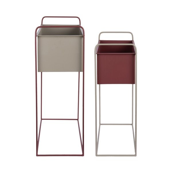 Kovové stojany na květiny v sadě 2 ks (výška 65 cm) Reina – PT LIVING-image-4