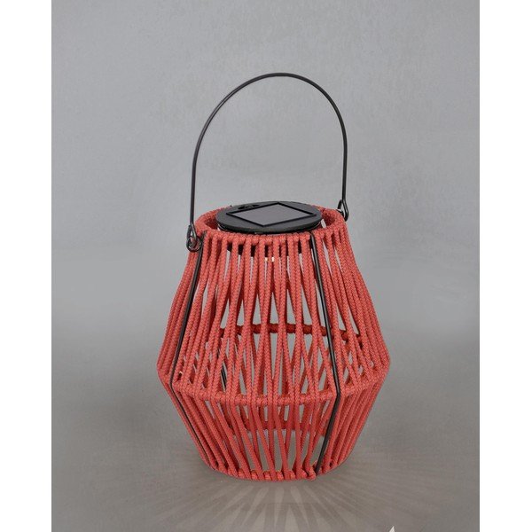 Červená solární LED lucerna (výška 17 cm) Juny – Yes Everyday-image-1