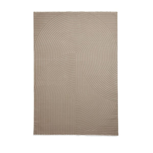 Světle hnědý pratelný koberec z recyklovaných vláken 160x230 cm Flores – Think Rugs