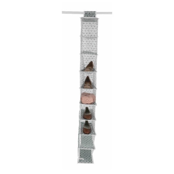 Světle šedý závěsný organizér s 9 přihrádkami Compactor Vetements, šířka 15 cm-image-2