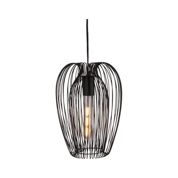 Černé stropní svítidlo Leitmotiv Lucid