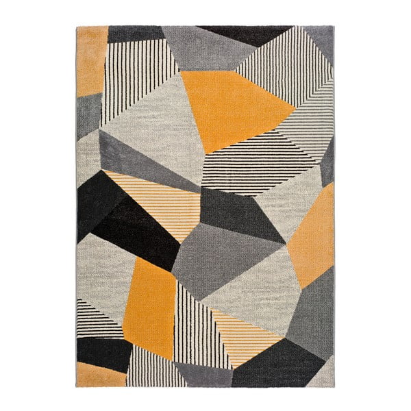 Oranžovo-šedý koberec Universal Gladys Sarro, 60 x 120 cm