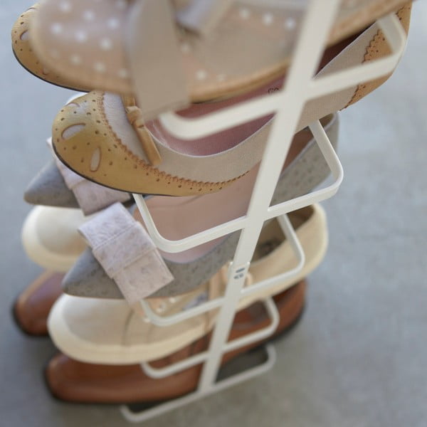 Bílý kovový stojan na boty Tower Shoe Rack – YAMAZAKI-image-1