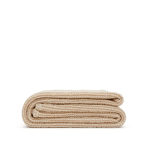 Béžový bavlněný přehoz 240x260 cm Senara – Kave Home-image-2