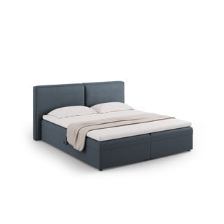 Modrá boxspring postel s úložným prostorem 180x200 cm Arendal – Cosmopolitan Design