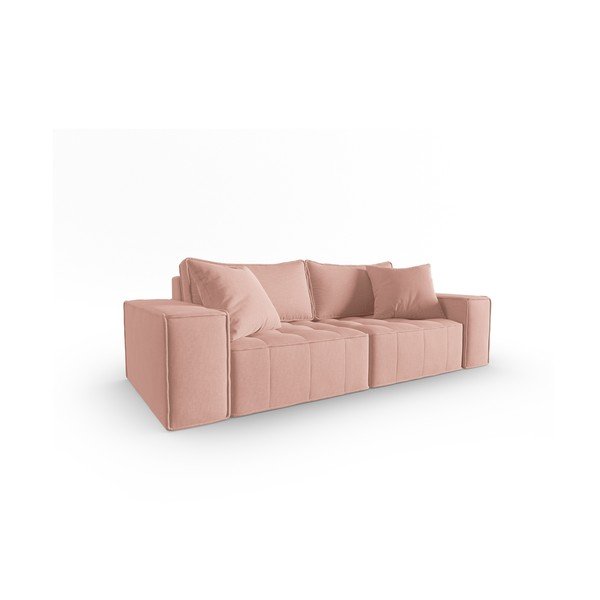 Růžová pohovka 212 cm Mike – Micadoni Home-image-2