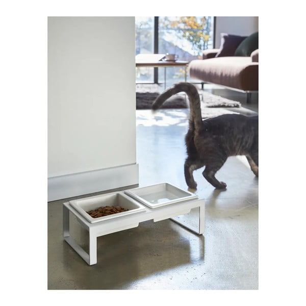 Sada misky a boxu na granule pro domácího mazlíčka Tower – YAMAZAKI-image-2