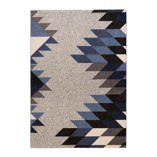 Modrošedý koberec DECO CARPET Milano Prestige, 110 x 170 cm