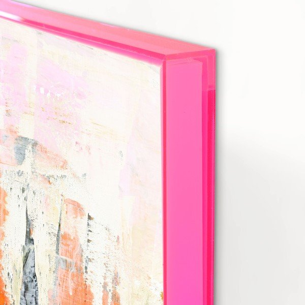 Tištěné/s ručně malovanými prvky obrazy v sadě 2 ks s rámem/na plátně 41,5x41,5 cm New Age Pink – Malerifabrikken-image-2