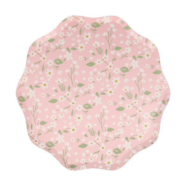 Papírové jednorázové tácky v sadě  12 ks Ditsy – Meri Meri-image-1